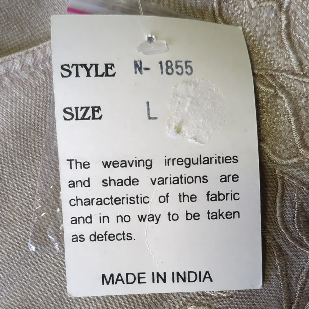 Vintage Indian Tropical Fashion 2-Piece Set Top&Skirt L Boho Festival Rayon NWT - Picture 6 of 13